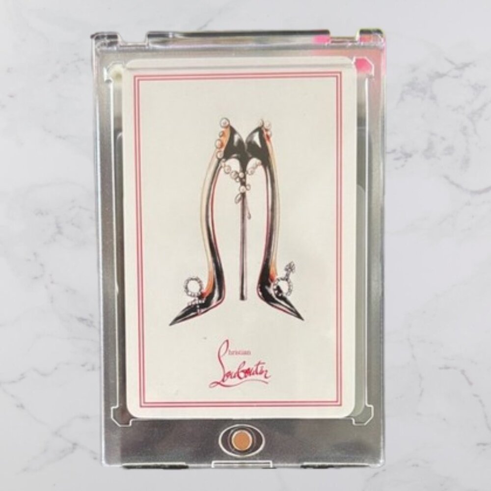 Christian Louboutin 8 of hearts playing card